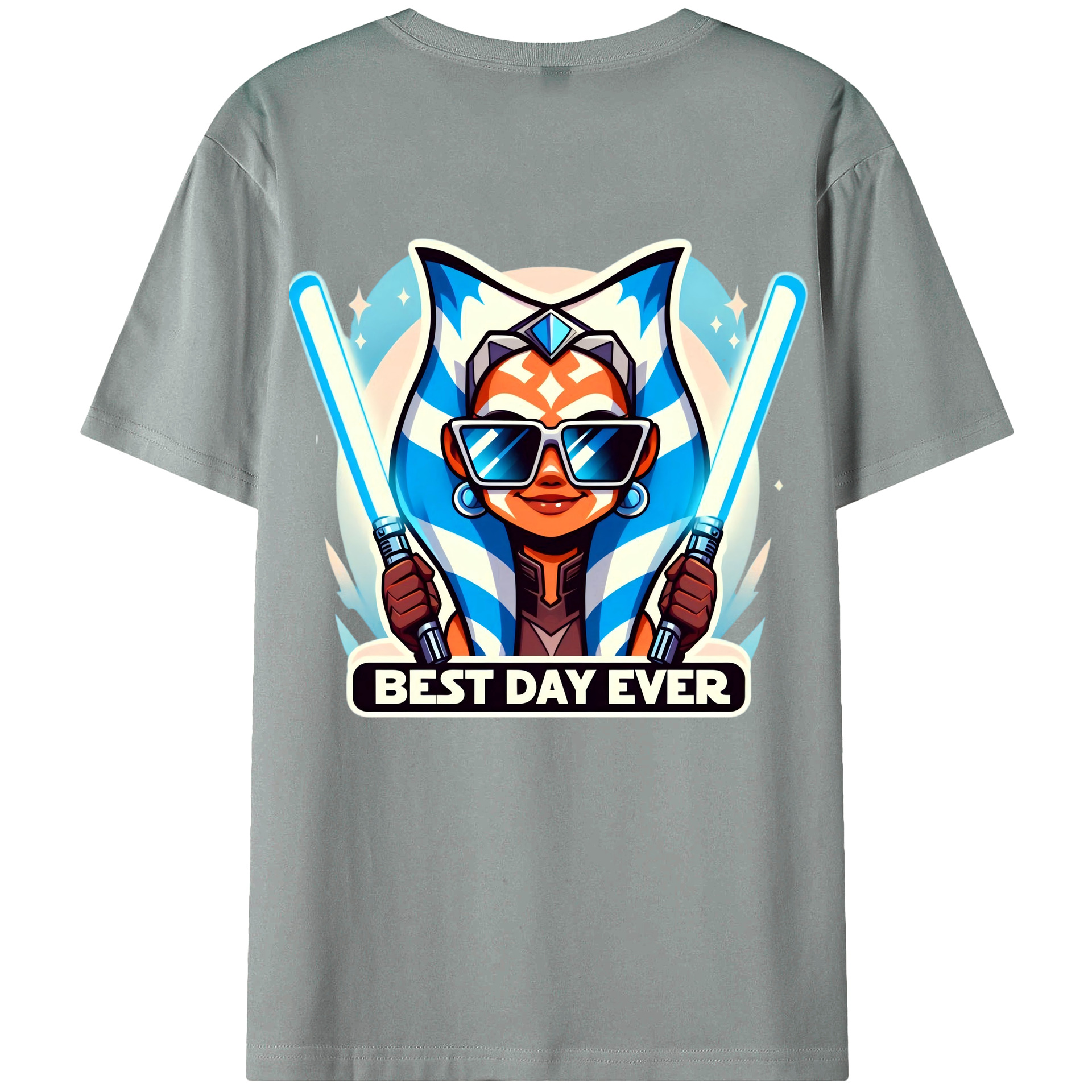（画像用） スター・ウォーズ Star Wars 綿100％ メンズ半袖Tシャツ（バックプリント） 通気性